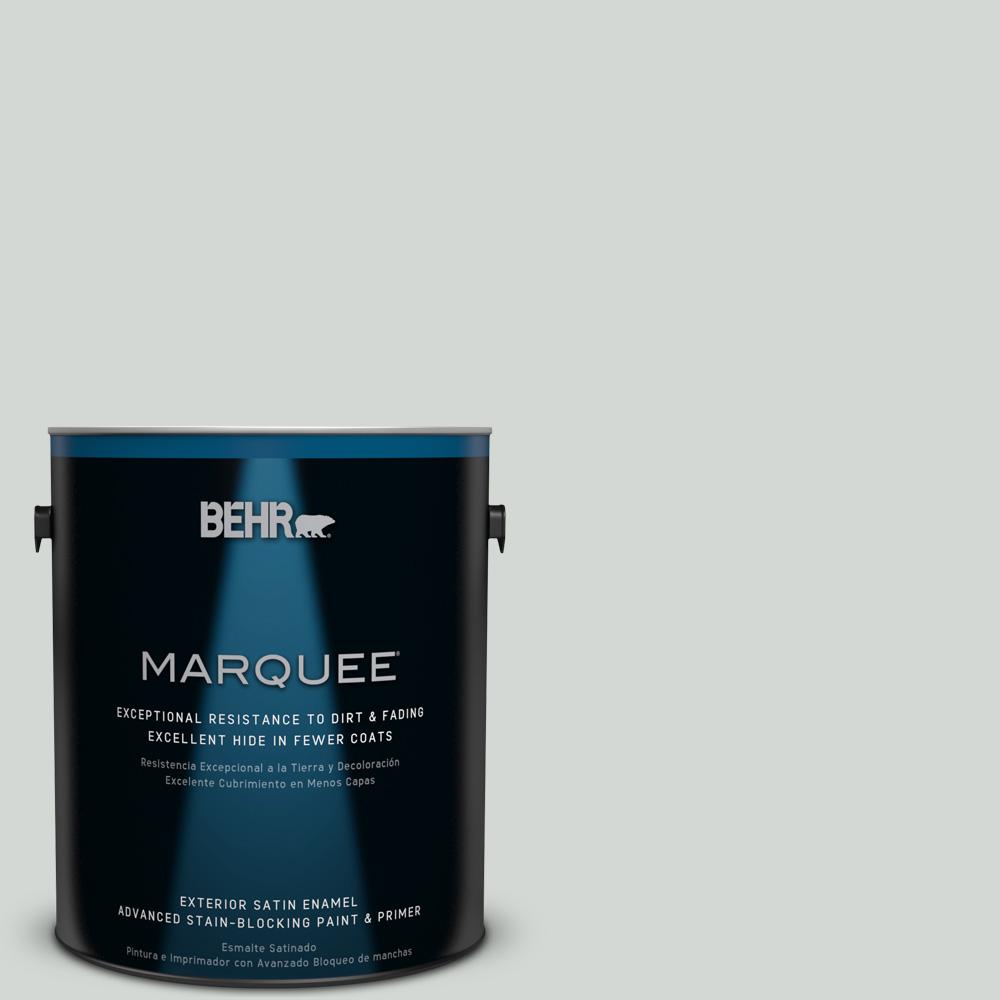 BEHR MARQUEE 1 Gal 710E 2 Pensive Sky Satin Enamel Exterior Paint