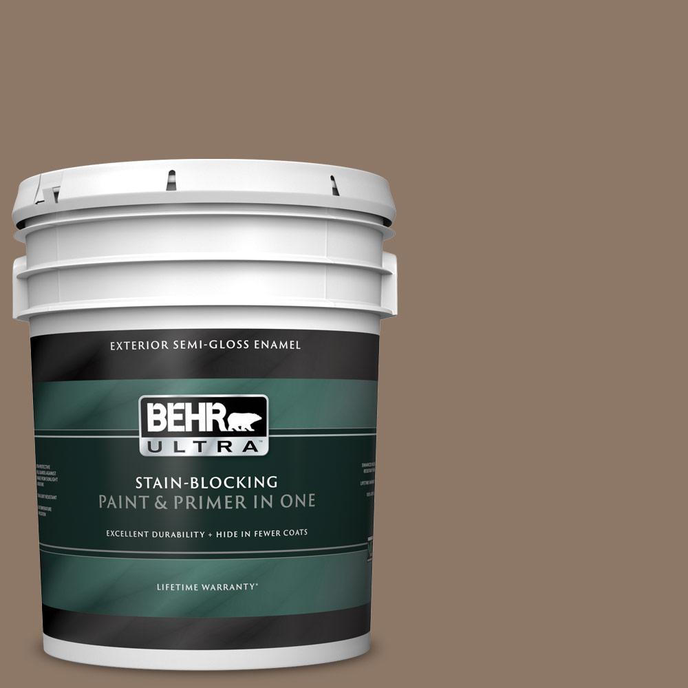 Behr Ultra Gal Ppu Coconut Shell Semi Gloss Enamel Exterior