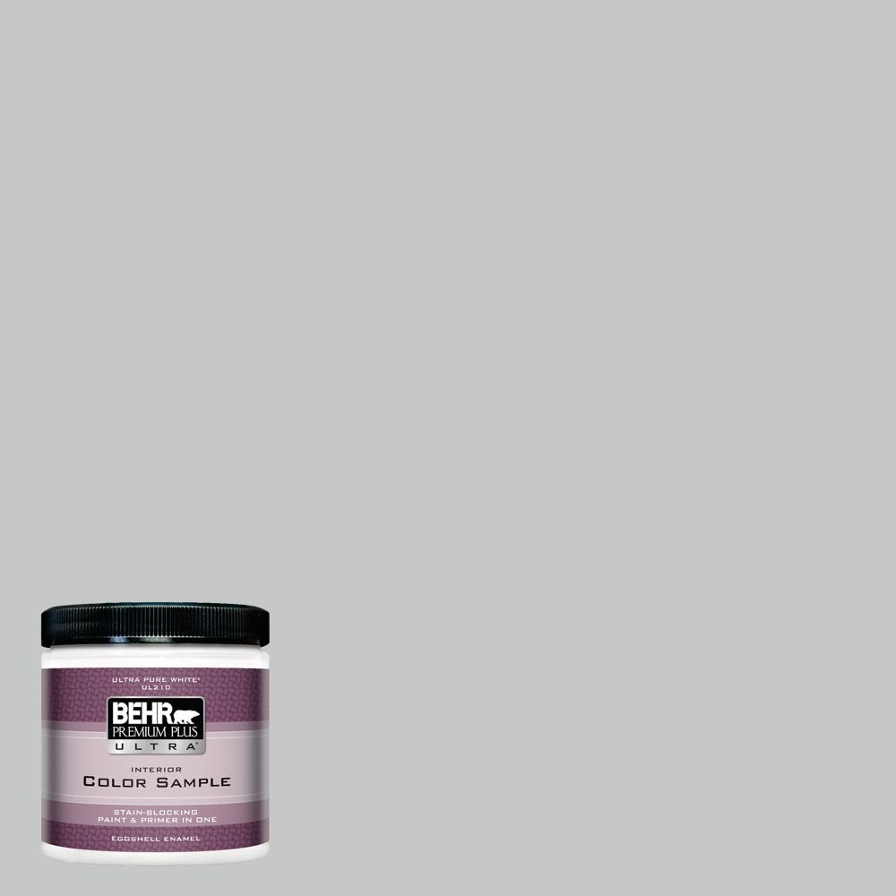 BEHR Premium Plus Ultra 8 Oz BNC 07 Frosted Silver Eggshell Enamel