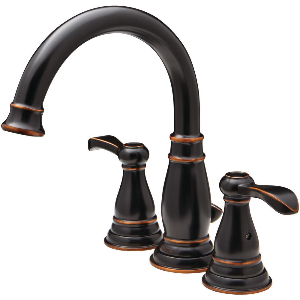 Delta Porter 8 In Widespread 2 Handle Bathroom Faucet Oil Delta Porter 8 In Widespread 2 Handle