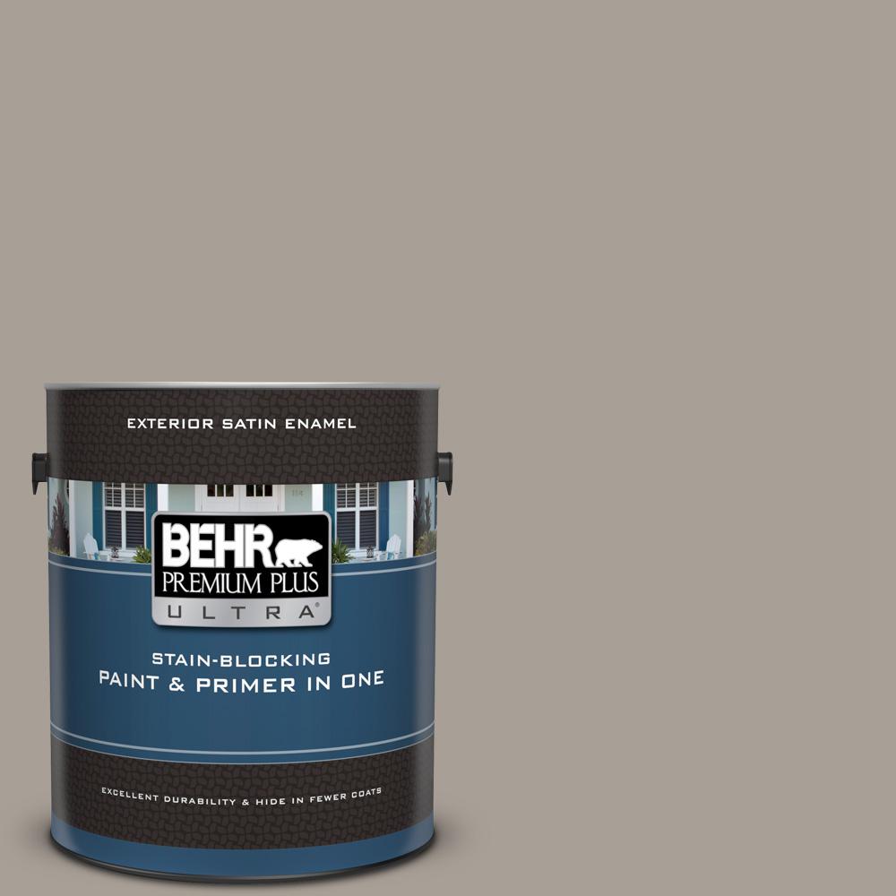 Behr Premium Plus Ultra Gal Ppu True Taupewood Satin Enamel