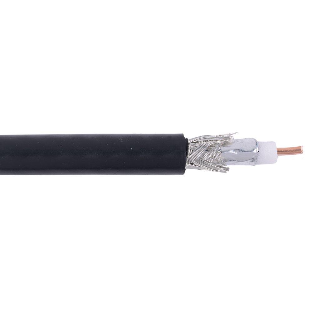 Digiwave 500 Ft Black RG59 Coaxial Cable With 90 Percentage Braid