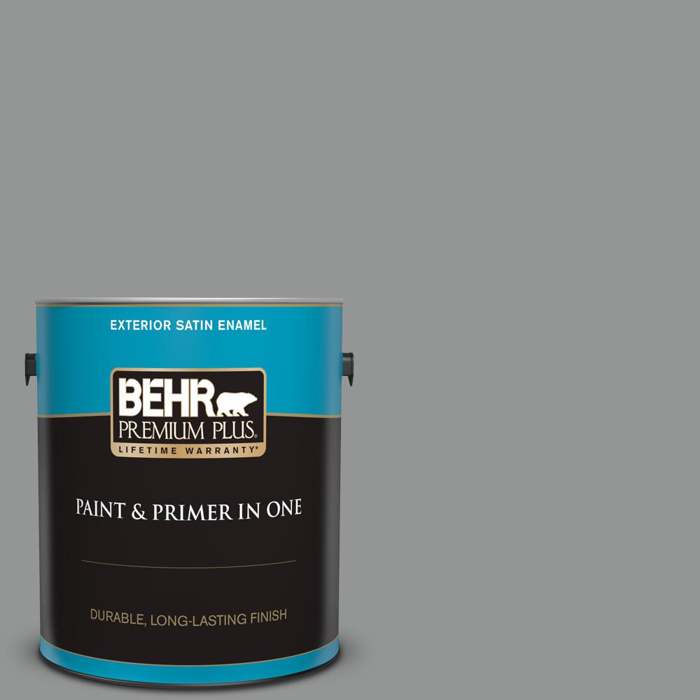 Behr Premium Plus Gal Ppu Shark Fin Satin Enamel Exterior