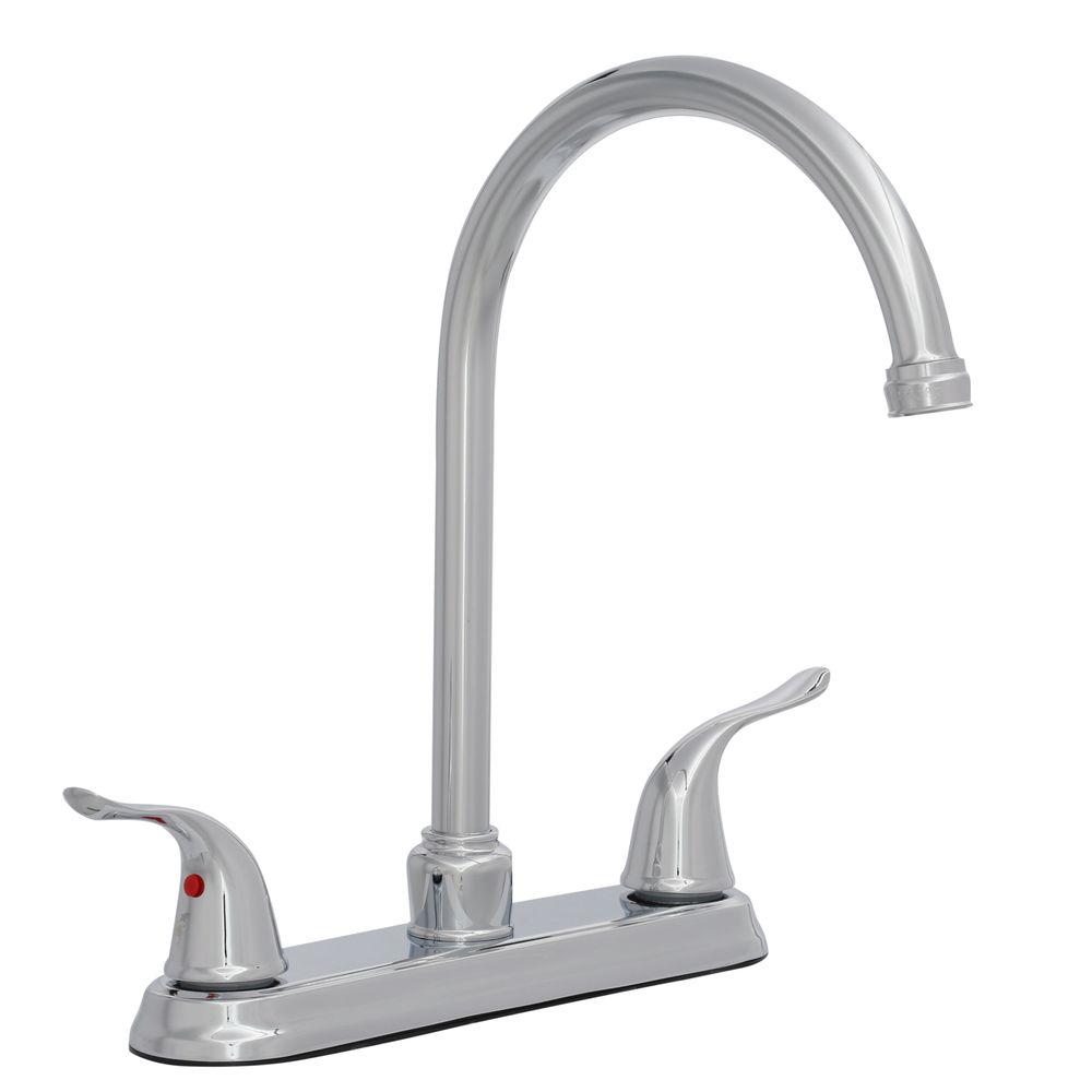 Ez Flo Impression Collection Handle Standard Kitchen Faucet In Chrome