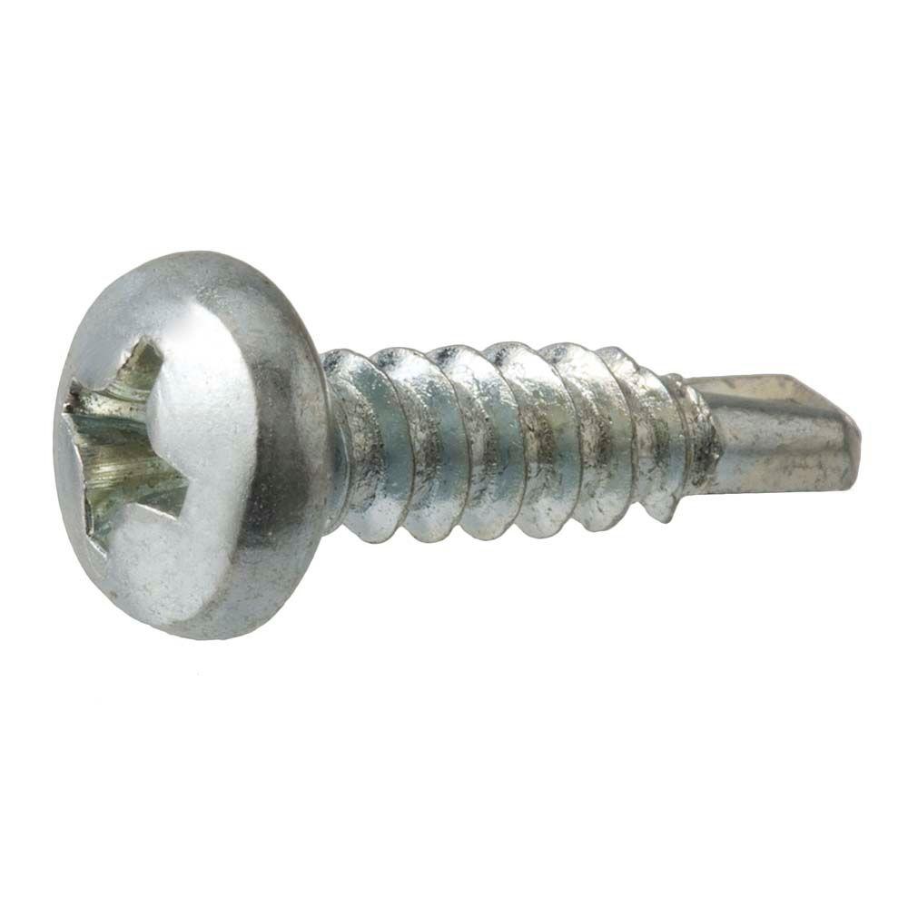 Everbilt X In Zinc Plated Hex Head Slotted Sheet Metal Screw