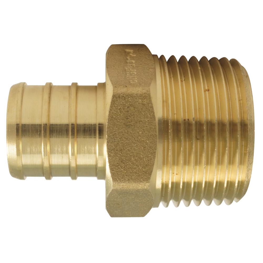 Apollo 1 2 In Brass PEX Coupling Jar 40 Pack APXC1240JR The Home Depot