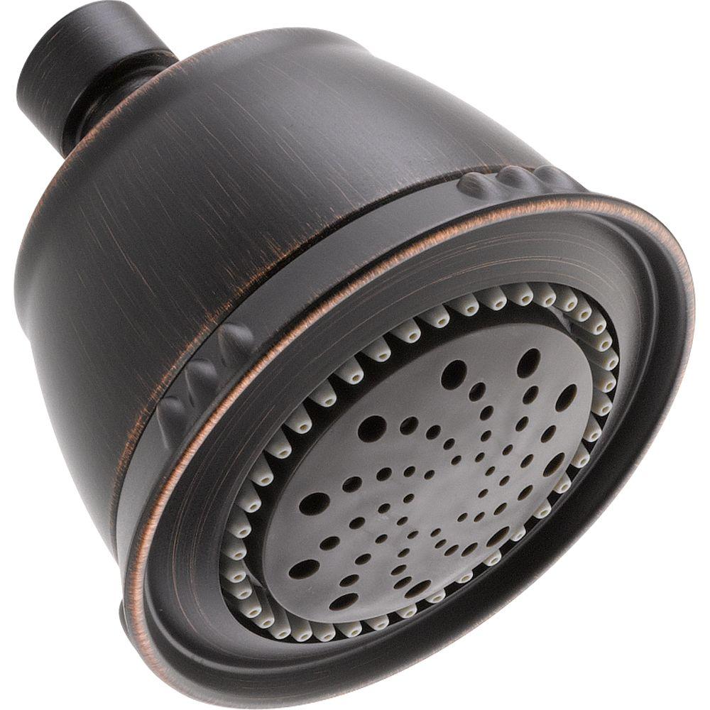 Delta Touch Clean 5 Spray 3 1 2 In Fixed Shower Head In Venetian