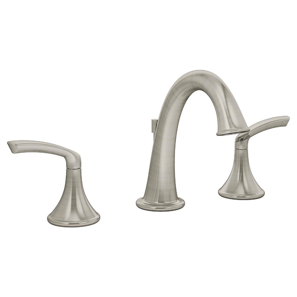 Symmons Elm 8 In Widespread 2 Handle Bathroom Faucet With Pop Up Drain