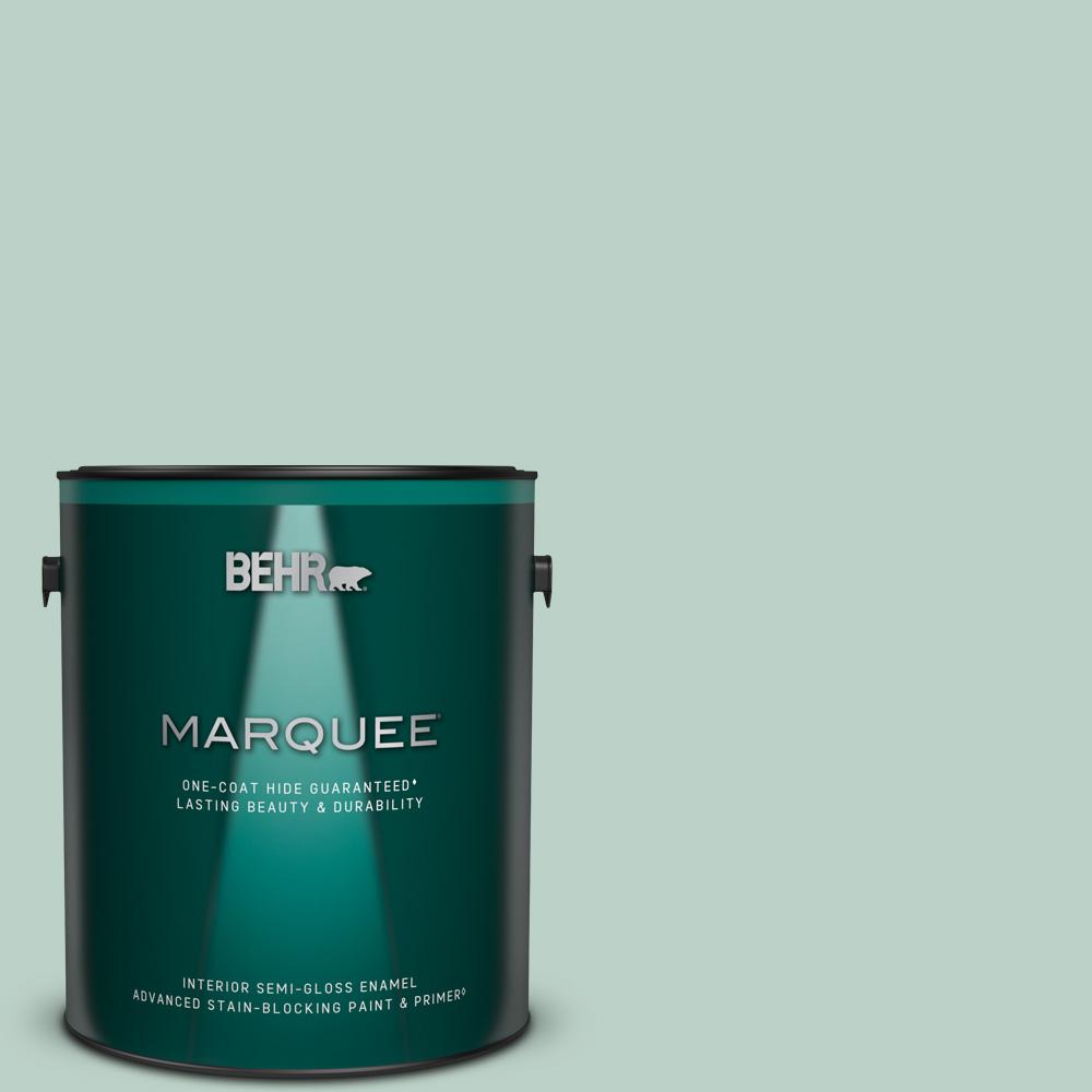 BEHR MARQUEE 1 Gal S420 2 Moon Glass Semi Gloss Enamel Interior Paint