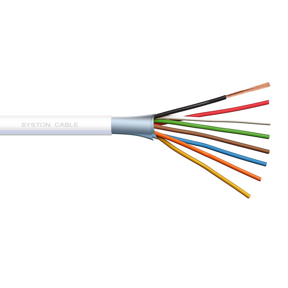 Syston Cable Technology Ft White Stranded Shielded Cmp Cl P