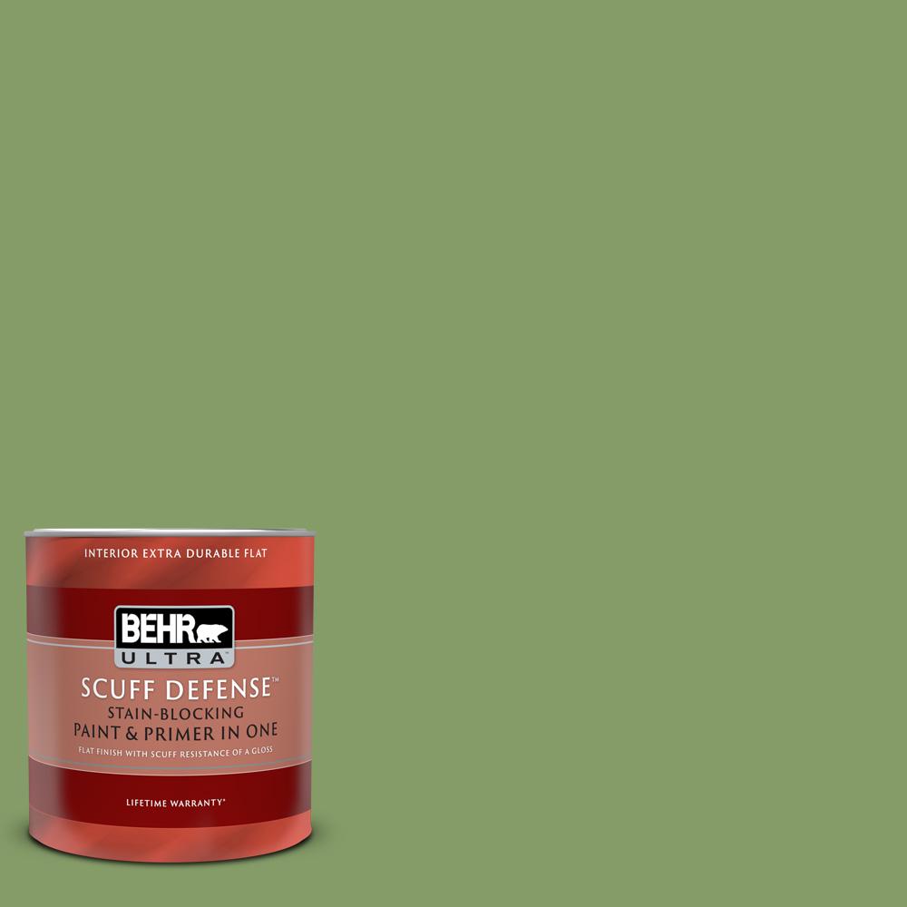 BEHR ULTRA 1 Qt M370 5 Agave Plant Extra Durable Flat Interior Paint