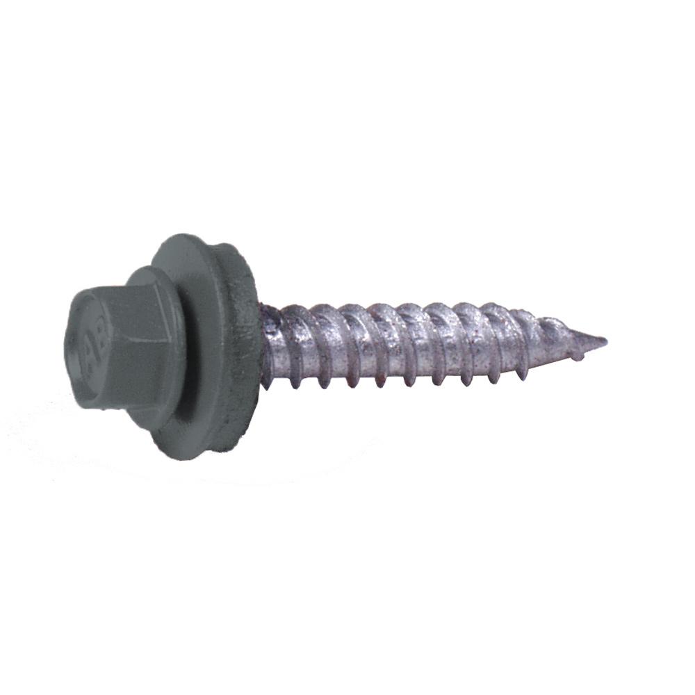 Fabral 10 1 In External Hex Drive Flange Hex Head Steel Wood Screws