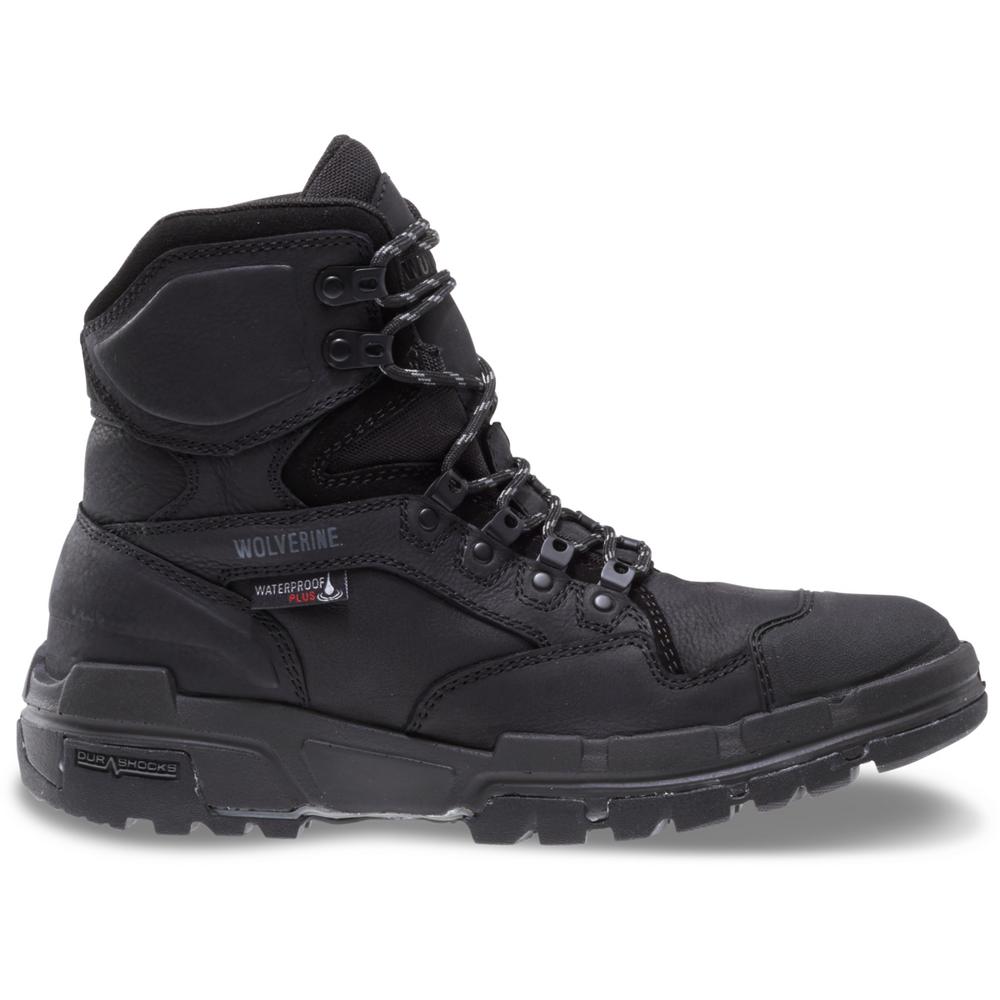 wolverine boots steel toe black