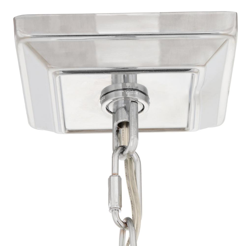 Shiny chrome finish over durable steel construction Shiny chrome finish over durable steel construction