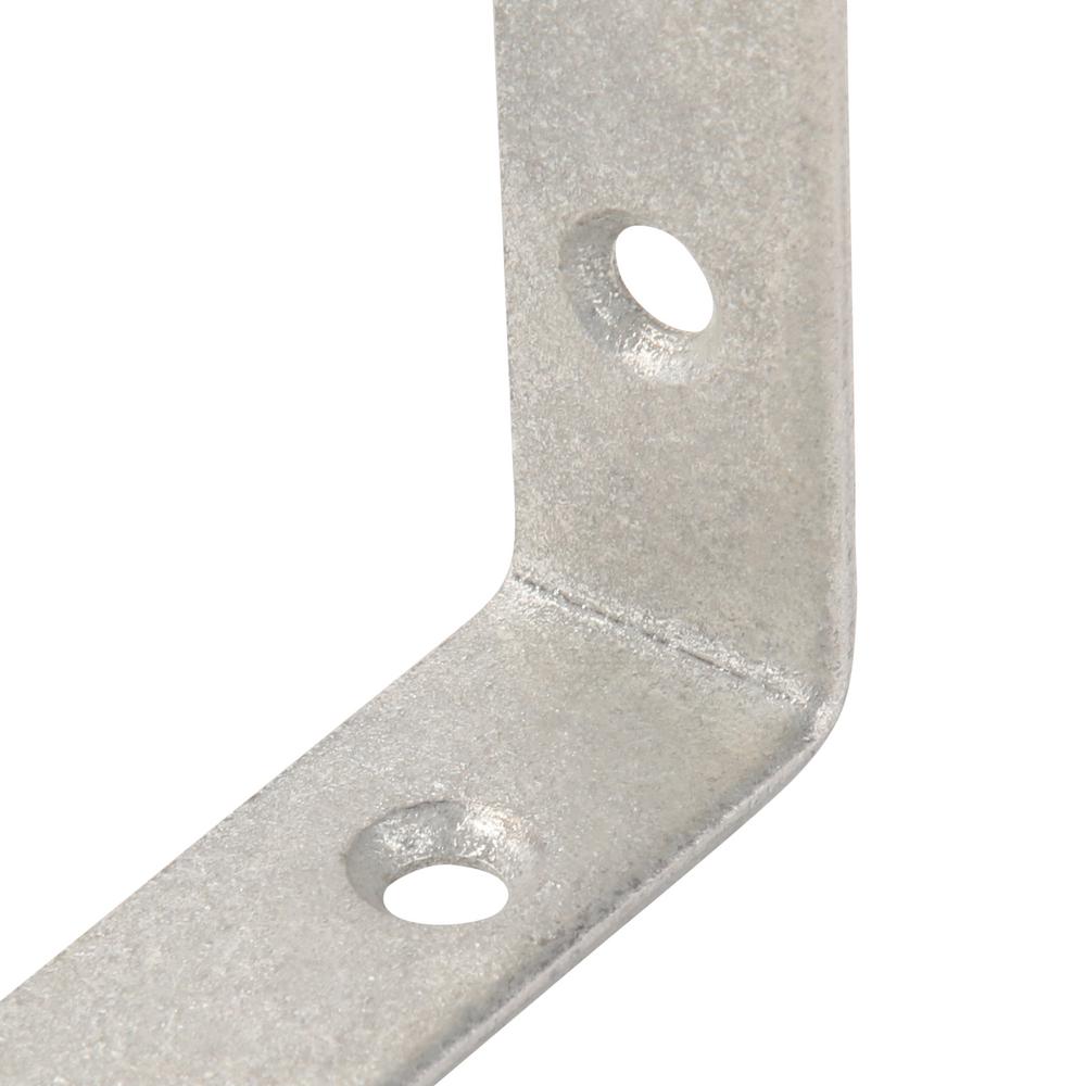 Hardware Essentials 4 X 7 8 In. Galvanized Corner Brace (5-pack) 853080 