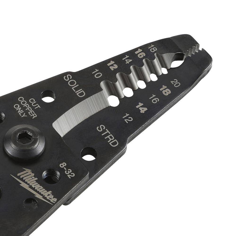 Wire Stripper with Easy-Read Markings Wire Stripper with Easy-Read Markings