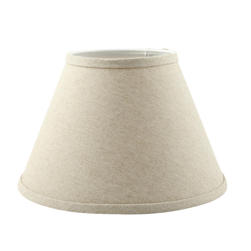Homestyle 6 in. x 8 in. Neutral Brown Lamp Shade SD1438-12WE