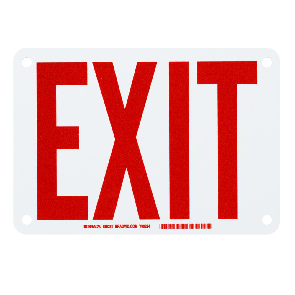 self luminous exit signs home depot