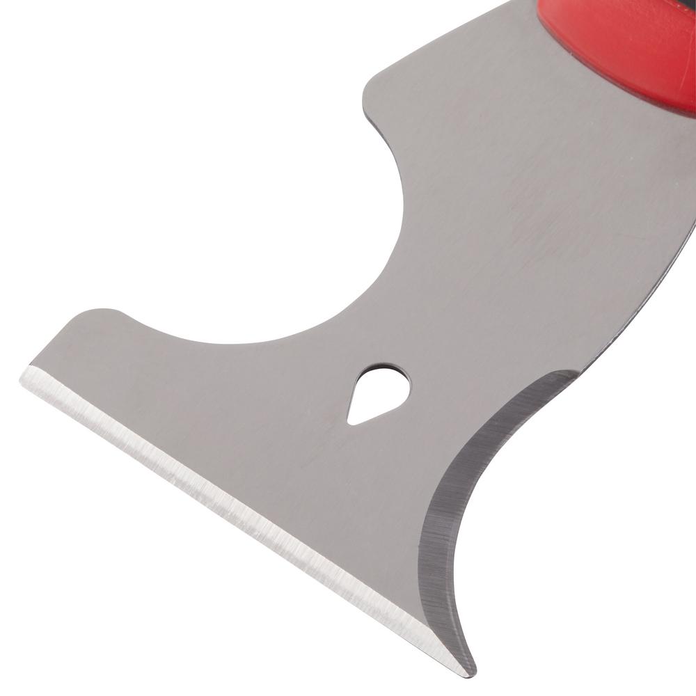 Warner ProGrip 31/4 in. 8in1 Stiff Head Steel Glazier Knife 29957