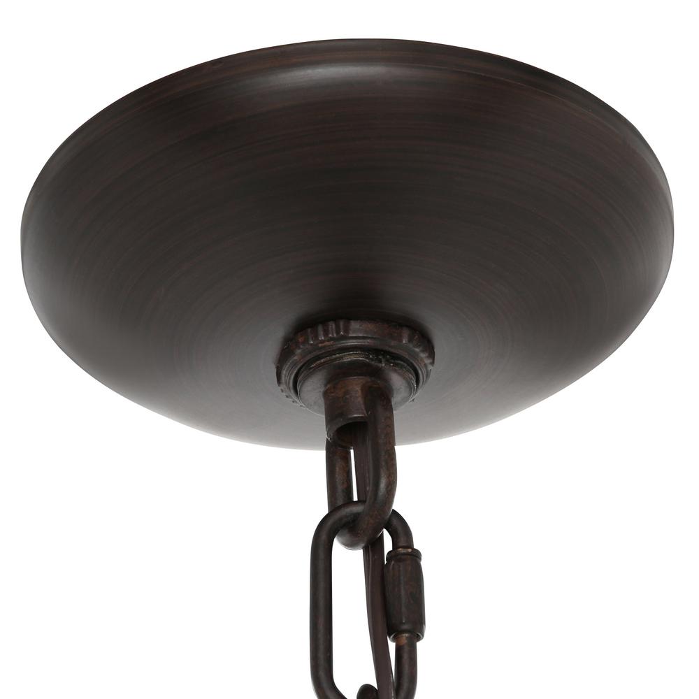 Golden Lighting Homestead Collection 9-light Rubbed Bronze 2-tier 