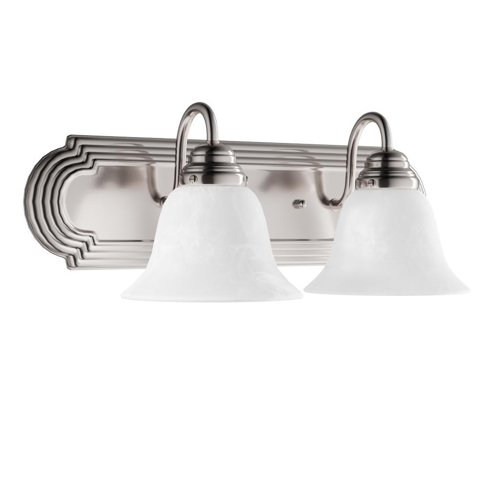 Maxim Lighting Essentials 2Light Satin Nickel Bath Vanity Light