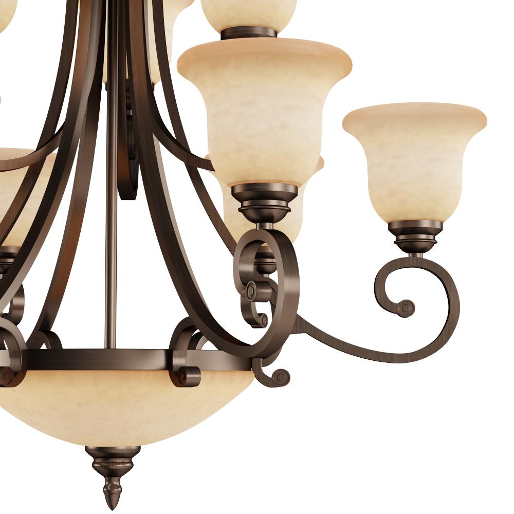 Millennium Lighting 11Light Rubbed Bronze Chandelier with Turinian