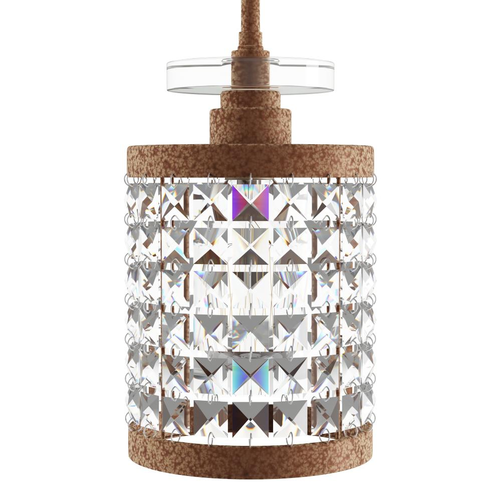 Pendant light featuring shimmering crystal details Pendant light featuring shimmering crystal details