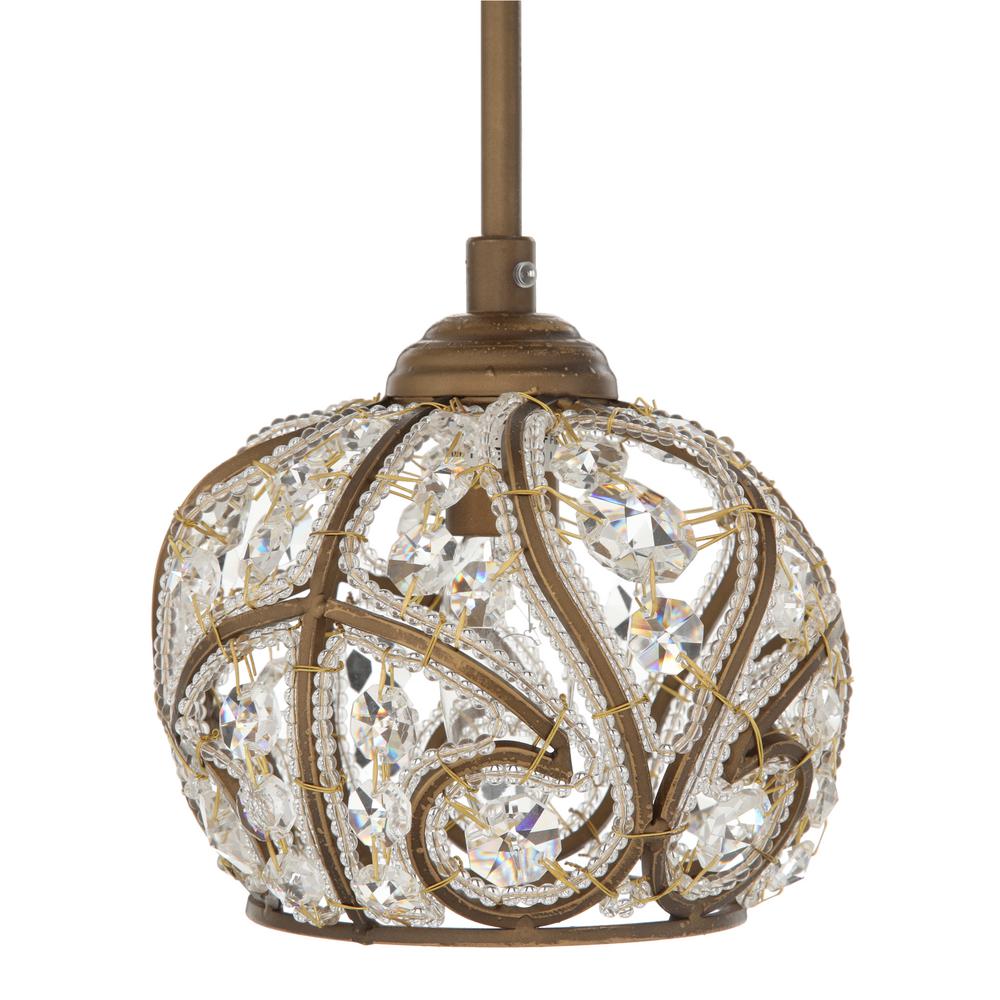 Titan Lighting Hathaway Collection 1Light Dark Bronze Mini Pendant TN