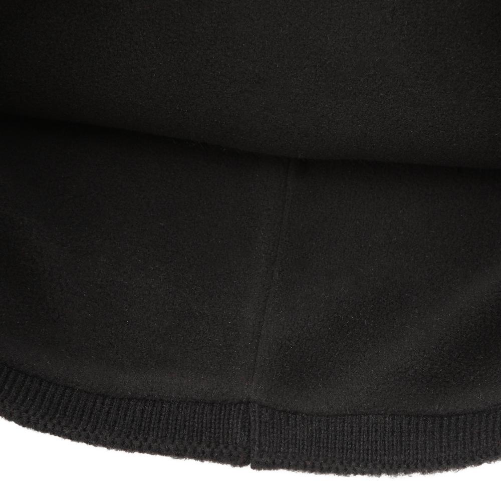 Knit hat featuring a fleece-lined band for soft warmth