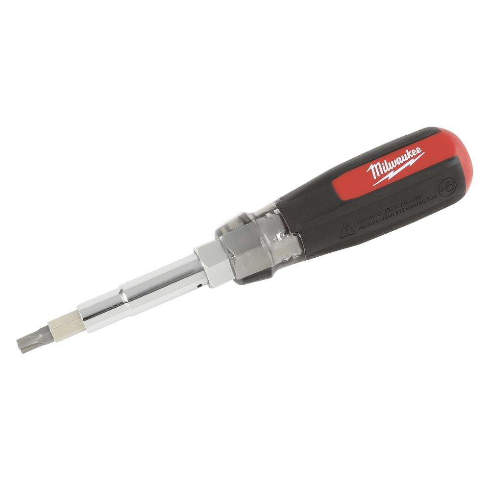 Screwdriver featuring a cushioned grip handle for enhanced comfort