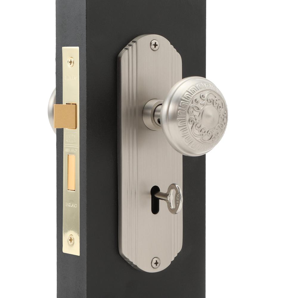 Nostalgic Warehouse Deco Plate Interior Mortise Egg And Dart Door