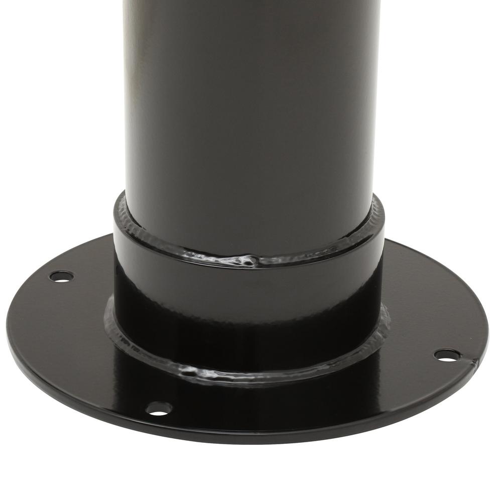 Ultra Play 36 in. x 6 in. Black Powder Coated Steel Rockland Safety