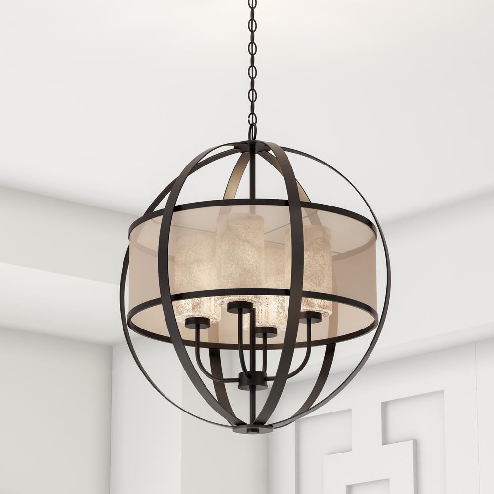 diffusion 4 light chandelier