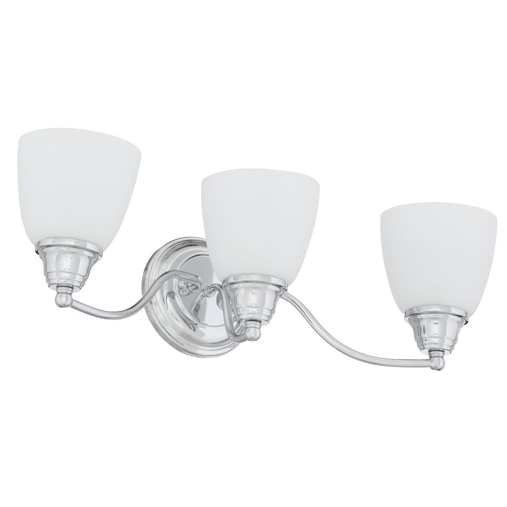 Livex Lighting Somerville 3Light Chrome Bath Light1367305 The Home