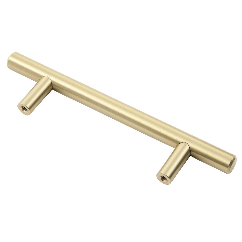 Amerock 33/4 in. (96 mm) Center Golden Champagne Pull