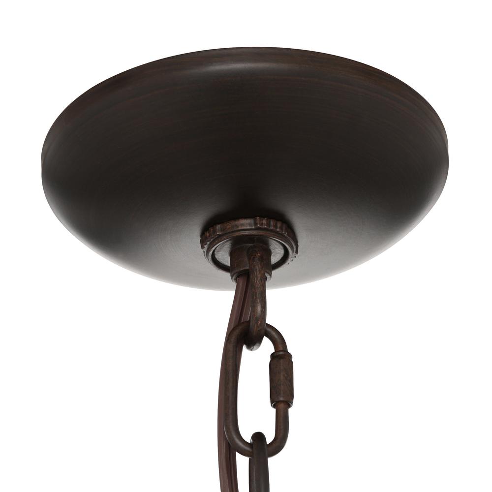 Golden Lighting Maddox Collection 9-Light Rubbed Bronze 2-Tier ...