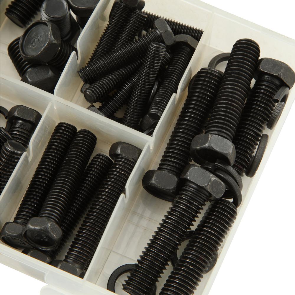 Grand Rapids Industrial Products Grip Nut And Bolt Assortment 240 Pc 43164 The Home Depot 