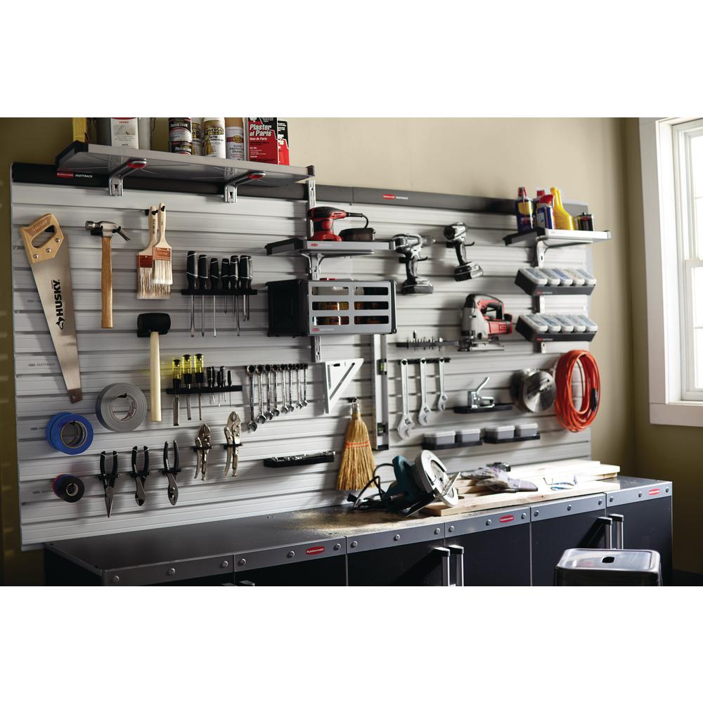 Rubbermaid Fasttrack Wall Storage Organization The - Rubbermaid Wall Track Rubbermaid Fasttrack Wall Storage Organization The - Rubbermaid Wall Track