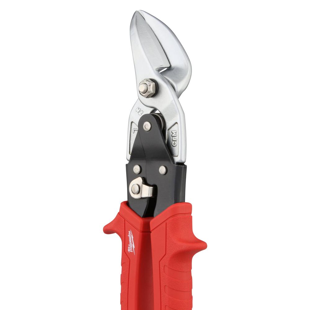 Aviation snips with an ergonomic grip designed for comfort