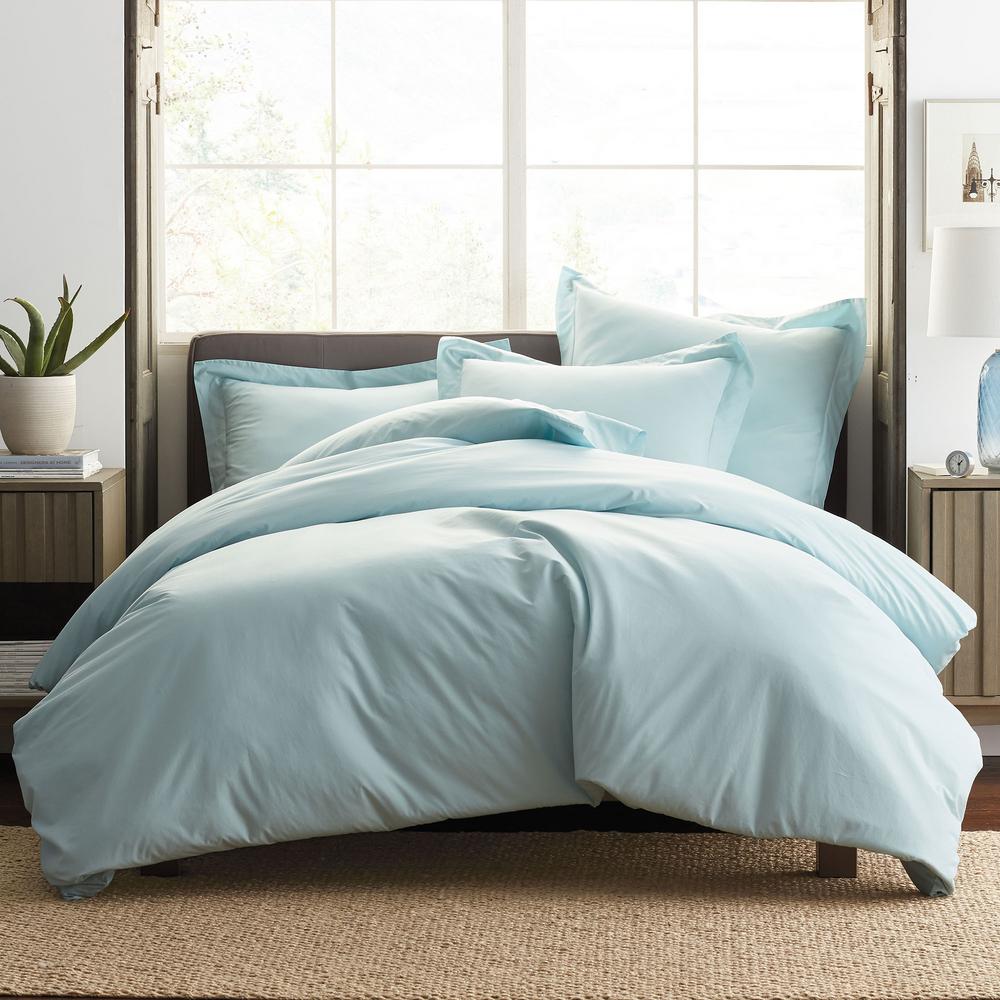 Garment Washed Organic Cotton Percale Bedding Collection Home Garment Washed Organic Cotton Percale Bedding Collection