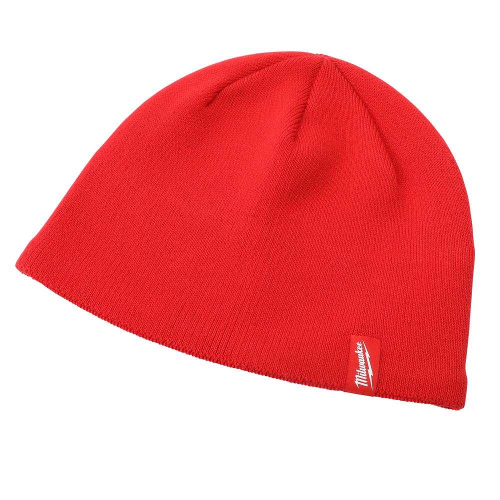 Milwaukee 502R Fleece Lined Red Knit Hat for sale online 
