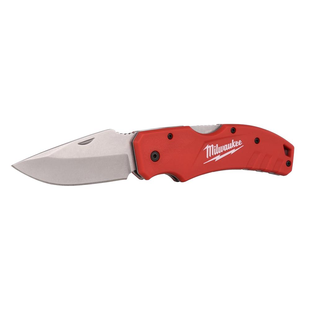 Milwaukee 3 in. Lockback Pocket Knife 48-22-1940 - The Home Depot