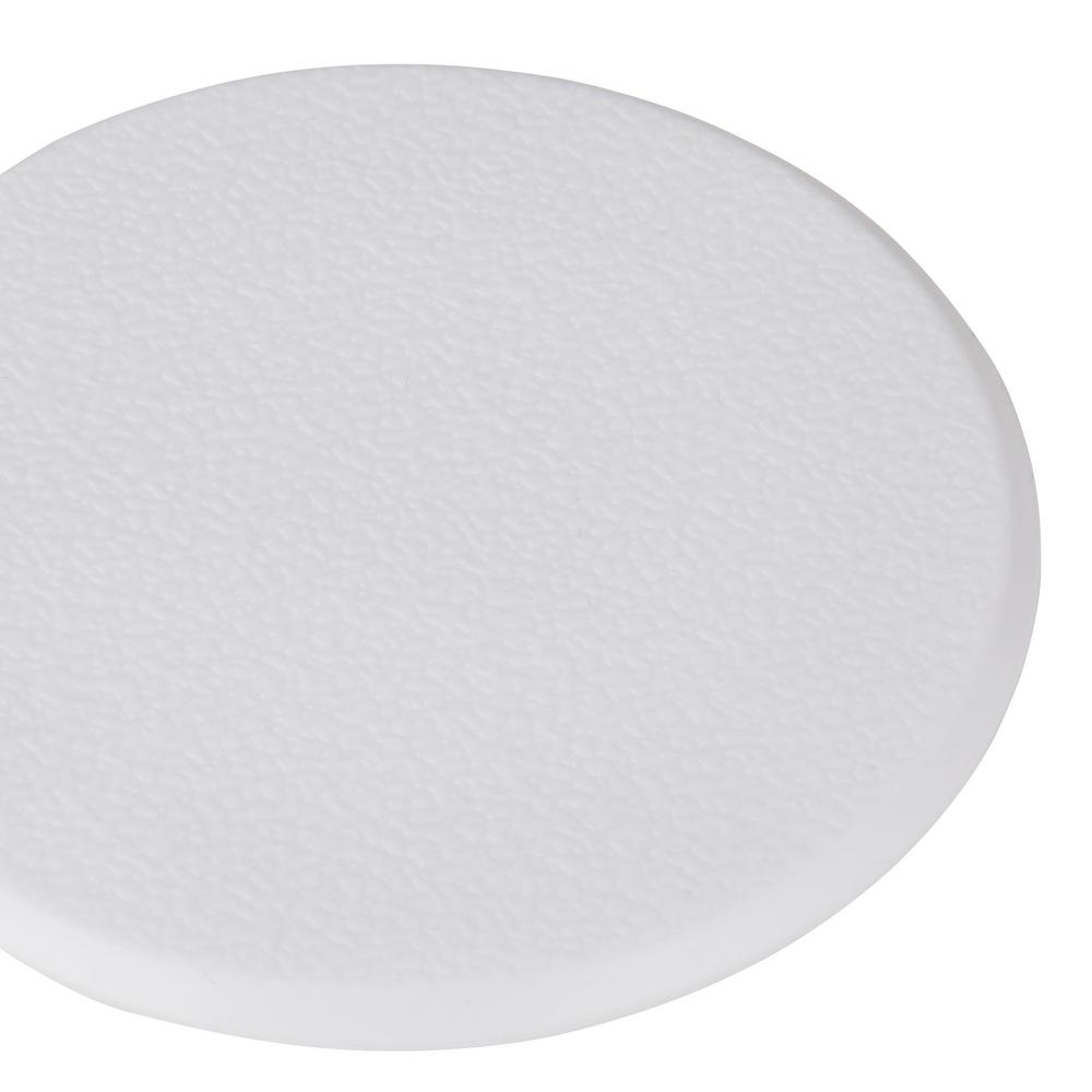 PrimeLine 3 1/4 in., Rigid Vinyl, White, Self Adhesive Wall Protector