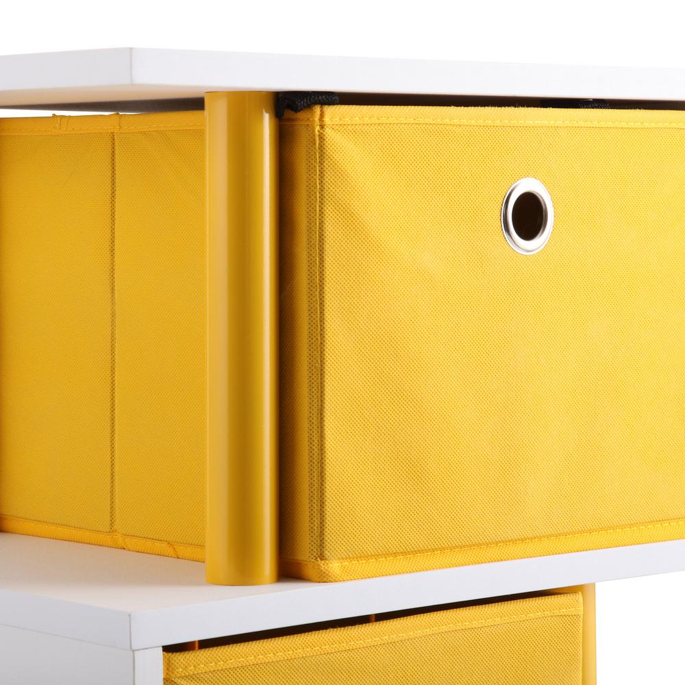 Storage unit that arrives with five bins for storage Storage unit that arrives with five bins for storage