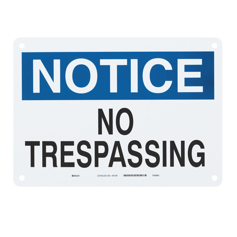 Private Property Sign No Trespassing Warning Posted Metal Security Signs Outdoor 