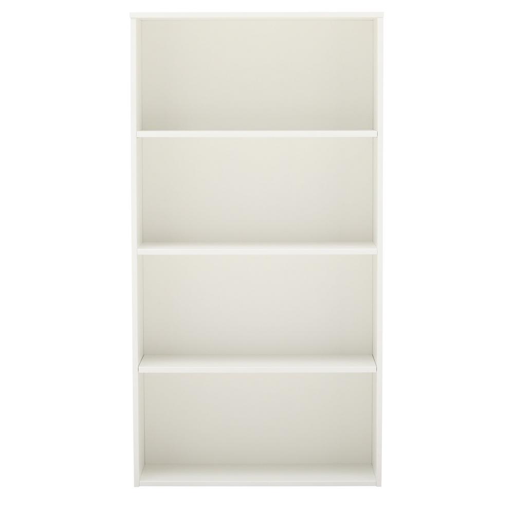 Office Star Products Prado White Adjustable Open Bookcase PRD3260-WH ...