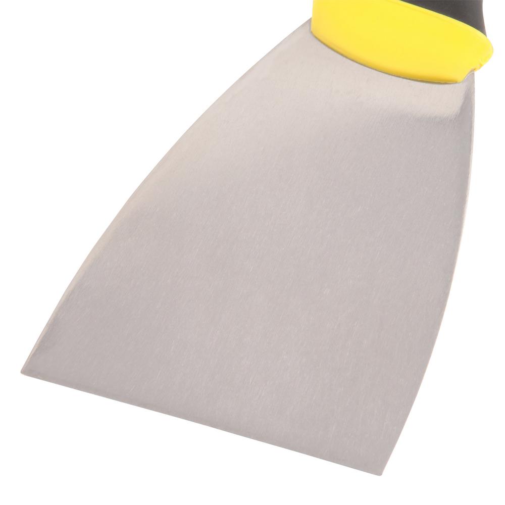 Putty knife with a full-flex design for lightweight compounds Putty knife with a full-flex design for lightweight compounds