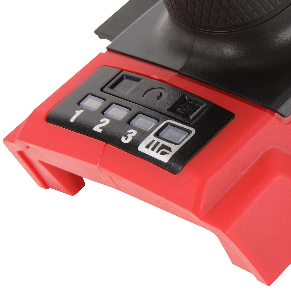 Impact driver with indicator lights to show the level of charge Impact driver with indicator lights to show the level of charge