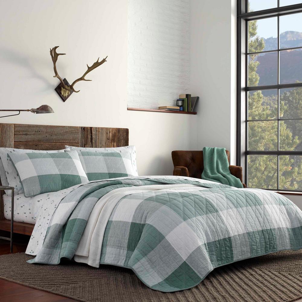 9090 Quilt Set Queen Full Size Beige Plaid Bedspread Country Patchwork Bedding Red Blue White Plaid Quilts Reversible Plaid Printed Quilt Coverlet All Season Mens Plaid Quilt 2 Pillow Shams Beige Home Kitchen Bedding