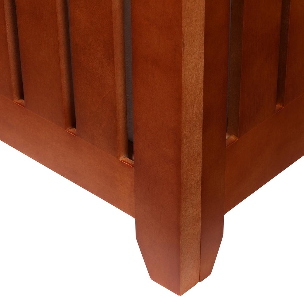 Oceanstar Solid Wood Spa Laundry Hamper TRH1330 The Home Depot